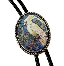 Parrot Bolo Tie - Personalized Cord Color ,length , and tips /B01