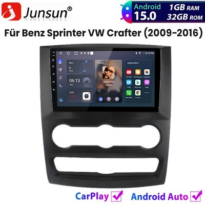 Für Mercedes-Benz Sprinter VW Crafter 2009-2016 Carplay Android 15 Autoradio GPS