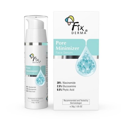 Fixderma 20% Niacinamide Serum for Face for Pore Minimizer Hydrating Serum  30g