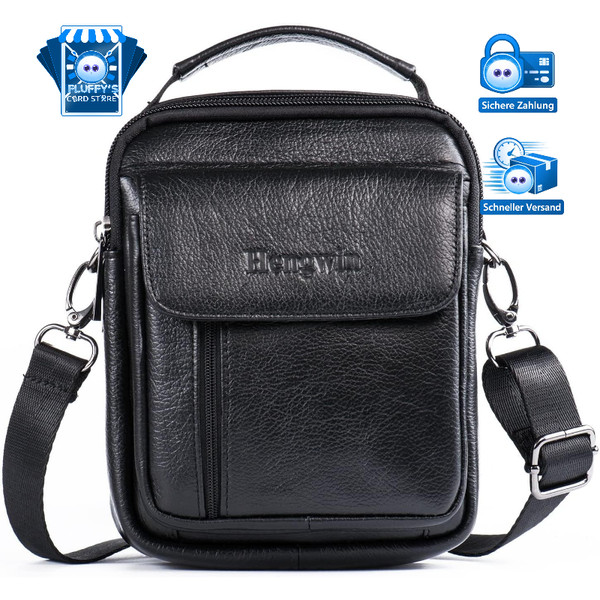 Schultertasche Herren Kleine UmhäNgetasche Business Messenger Bag GüRteltasche-image