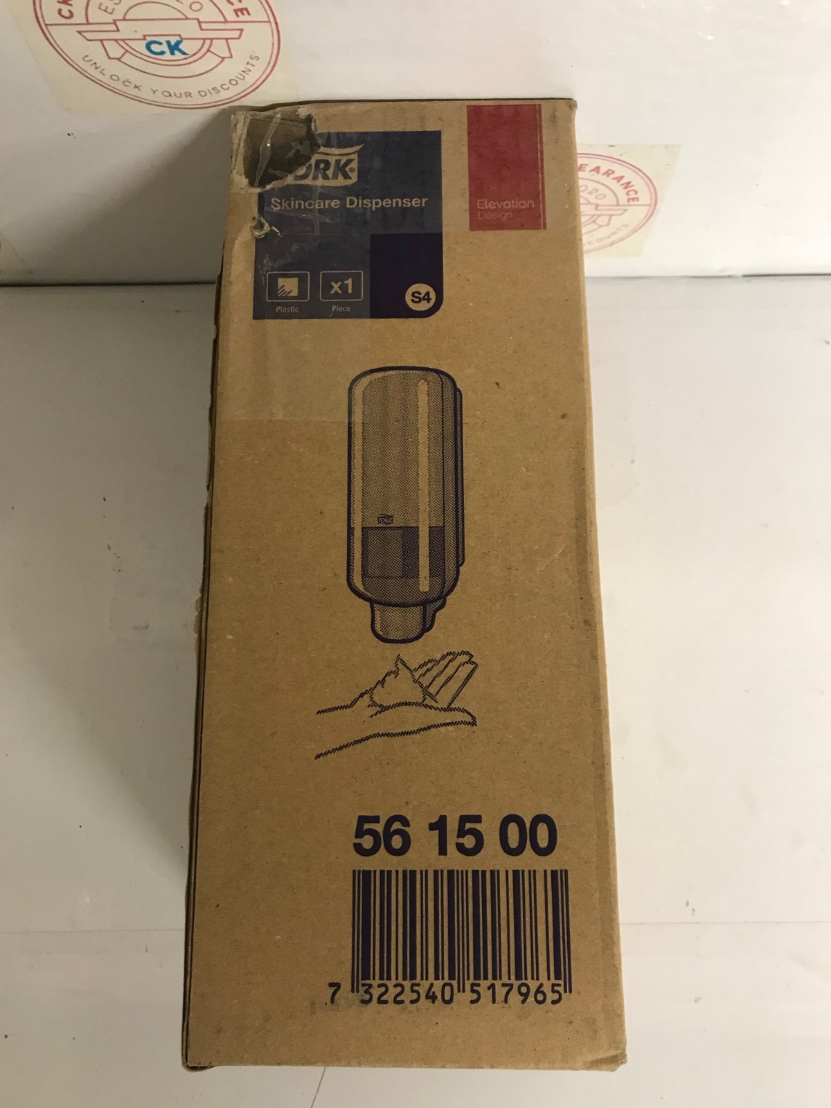 Tork Foam Soap Wall Mounted Dispenser for Foam Soap and Foam Hand White