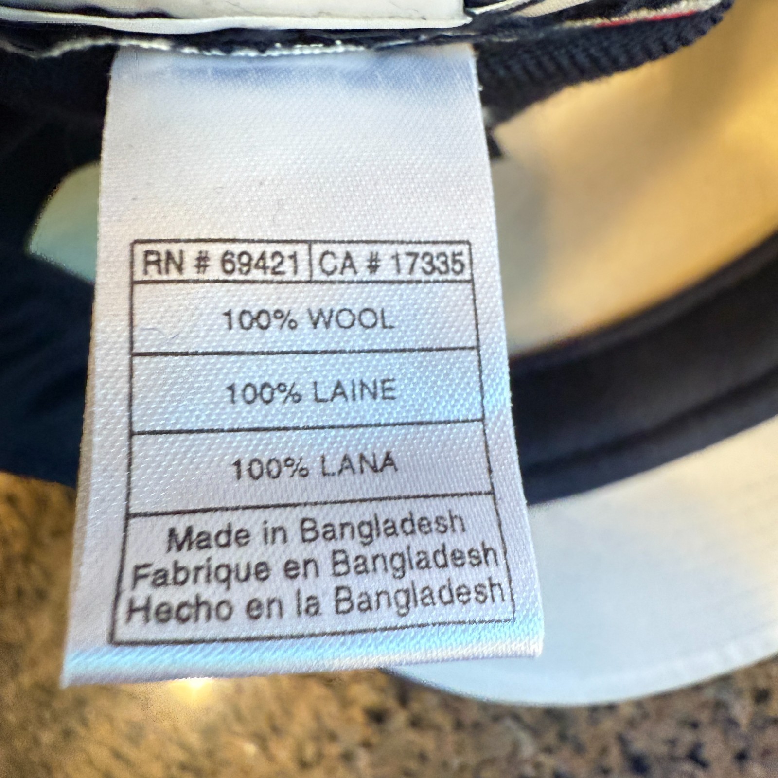 Chicago Bears Reebok On Field Fitted Hat 7 1/4 Wool Navy NFL Cap GSH Authentic thumbnail 9