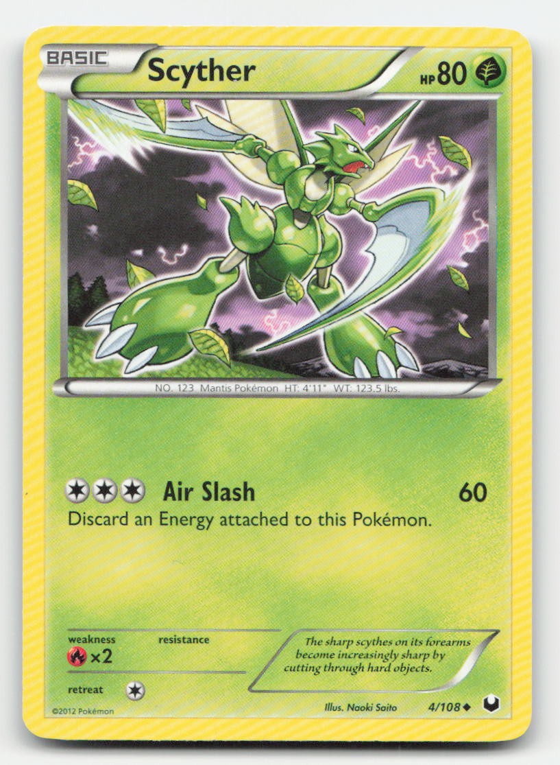 Scyther Dark Explorers 4/108 UC Pokemon HP