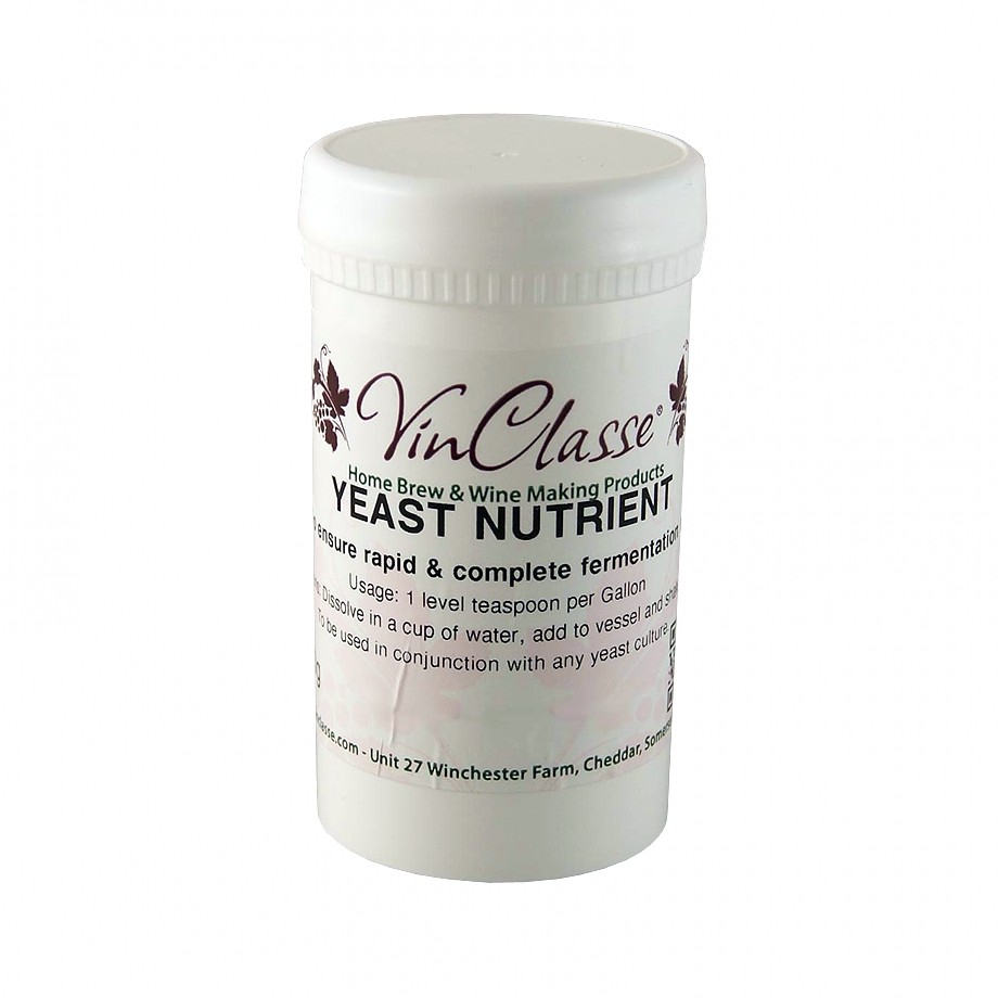 Vinclasse Wine Making Yeast Nutrient - 100g Tub For Home Brew Beer Cider Lager