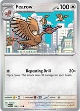 Pokemon Fearow (103/197) Mega Evolution LP REVERSE HOLO