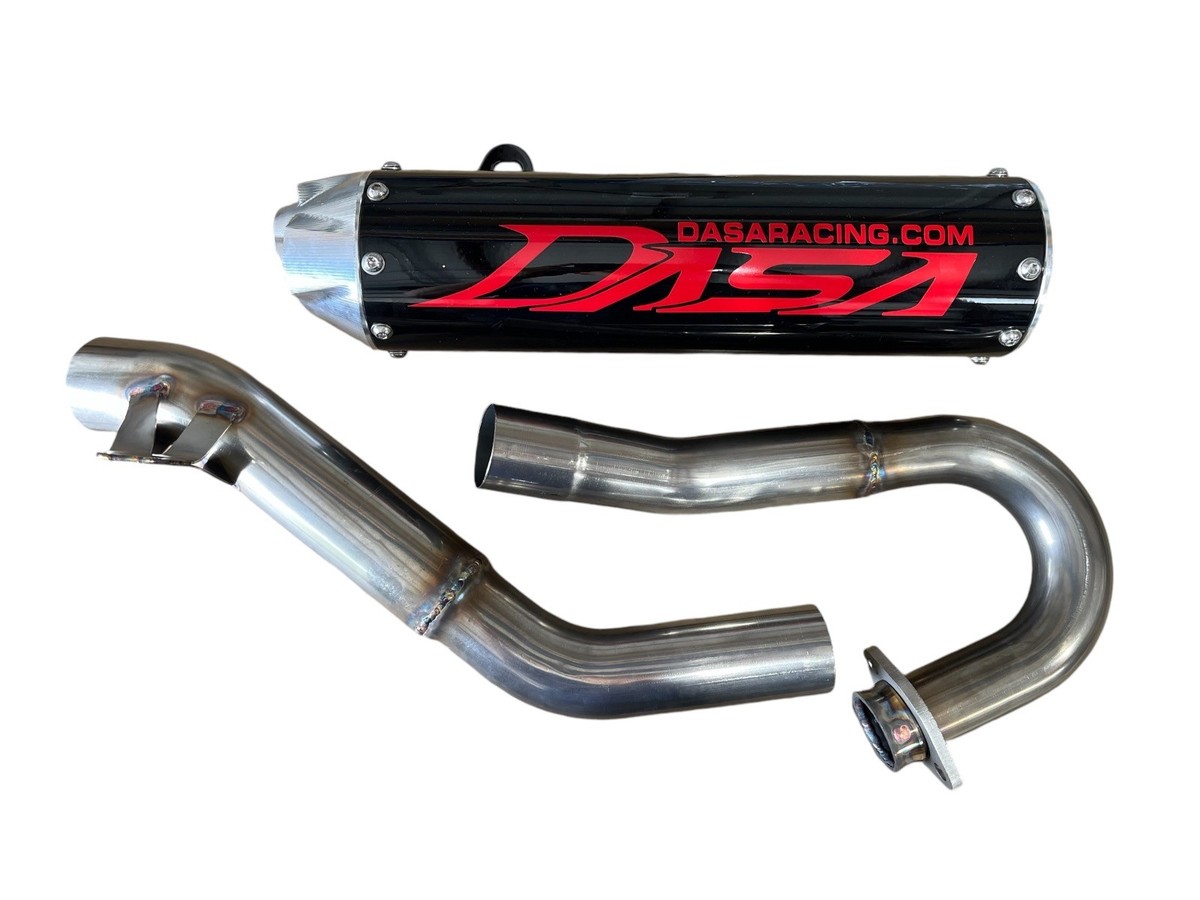 Dasa Exhaust Full System Clasic Ed. Honda TRX450R 2006+ Black