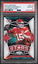 2021 Certified Stars #CS-16 Patrick Mahomes Ii Certified Stars PSA 10 Gem Mint