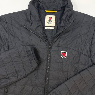Fjallraven Expedition X-Latt Jacket Mens Medium Black Insulated Puffer FLAW