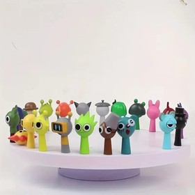 24pcs Sprunki Action Figures Set, Music Game Collectible Dolls,