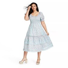 LoveShackFancy Pastel Floral Top Celeste smocked for target cottagecore farm