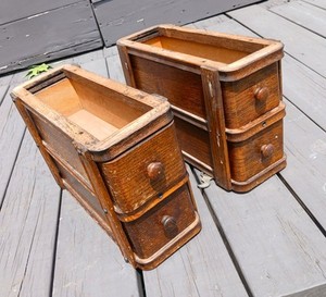 Antique Singer Treadle Sewing Machine Drawers 1890s
