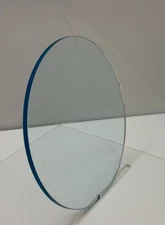 (4-Pack)-Acrylic Circle Disc-1/8" thick-Blue Fluorescent-4" Diameter