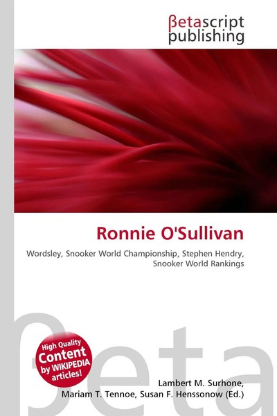 Lambert M. Surhone (U. A.) | Ronnie O'sullivan | Taschenbuch | Englisch (2026)-image