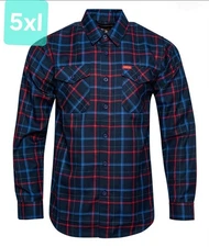 Dixxon Flannel BLOOD STRIPE FLANNEL  USMC 250th B-DAY  Men's 5XL - NWT