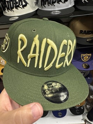 New Era Las Vegas Raiders 9Fifty Snapback Cap Grün Gelbe Schrift