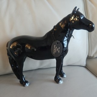 BESWICK HORSE FELL PONY DENE DAUNTLESS BLACK GLOSS MODEL No. 1647 PERFECT