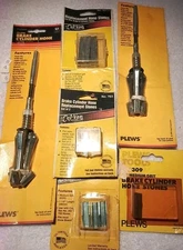 6pc CAL-VAN &PLEWS BRAKE CYLINDER HONE WITH REPLACEMENT STONES  USA 🇺🇸