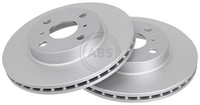 2X Bremsscheibe A.B.S. 16234 FüR Corolla Toyota Compact Liftback EE111_ Xli 16V