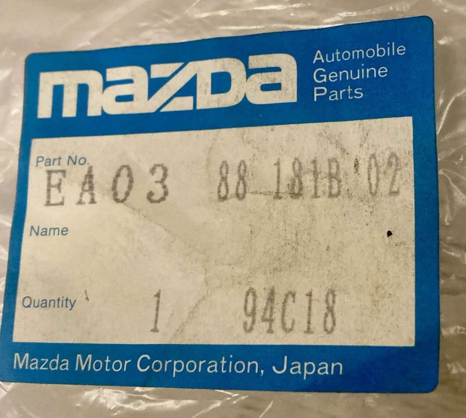 Nuevo de Lote Antiguo Original Mazda EA0388181B 02 Asiento Delantero Asiento Trasero Cubierta Paño MX-3 Foto 3 de 3