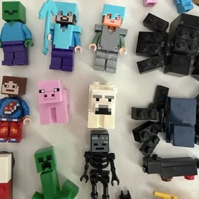 Lego Minecraft 21128 21118 21155 21147 21125 21174 21134 21115 21120 Minifigures
