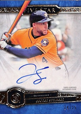 2021 Topps Five Star Autographs Blue #FSAGSH George Springer 14/25