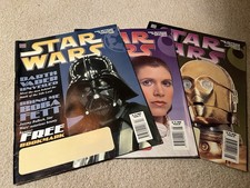 Star Wars Official Magazine Issues 1?3 (1996) ? Titan ? Vader, Leia, C-3PO