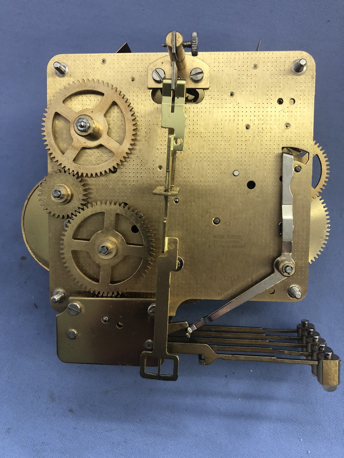 HERMLE 341-020K Clock Movement 45 cm Pendulum Lengths Calend