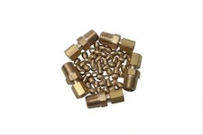 1/8-Inch Brass Compression Sleeves Ferrule with 1/8-Inch Male NPT Fitting