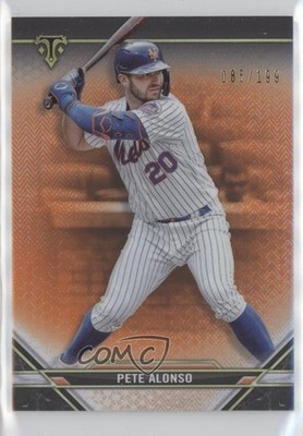 2021 Topps Triple Threads Amber 85/199 Pete Alonso #73 1w7