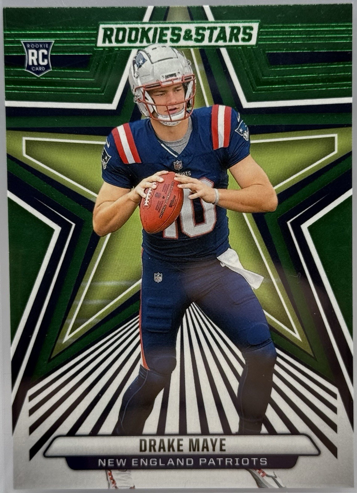 2024 Panini Rookies & Stars - Rookies Drake Maye #129 Green (RC)