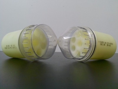 Fisher Scientific Set of 2 Sealed Centrifuge Bucket Inserts REF 04-974-005D