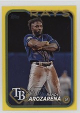 2024 Topps Series 1 Yellow Randy Arozarena #284 1ez6
