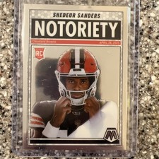 2025 Mosaic Shadeur Sanders Notoriety (RC) Browns #13