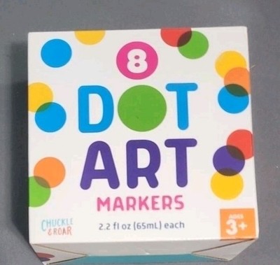 Dot Markers for Toddlers and Kids,8 Color Bingo Daubers, Dot Art Washable Paint