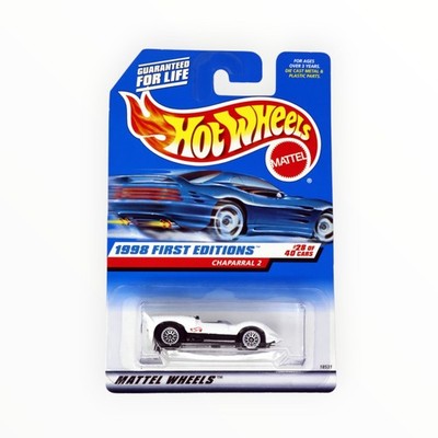 Hot Wheels Chaparral 2 #669 - White - 1998 Mainline A