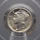 1938 "D" Mercury SILVER Dime 10c PCGS MS67 FB #625 *FULL BANDS* Unc BU ECC&C Inc
