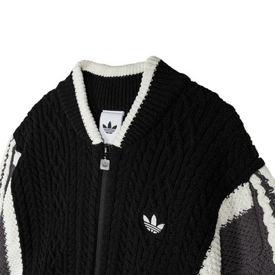 adidas Originals Archive Cutline Knit Track Top Retro Blue Jacket