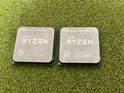 AMD Ryzen 5 PRO 4650G AM4 Processor 2 Units Multi-Core CPU Bundle Tested