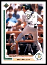 Mark McGwire 1991 Upper Deck #174 Athletics MLB READ FREE SHIPPING AutographDen