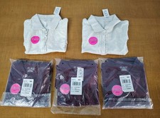 The Children s Place Rubine Lunar 5 Pack Short Slve Uniform Polo Girls XL 14