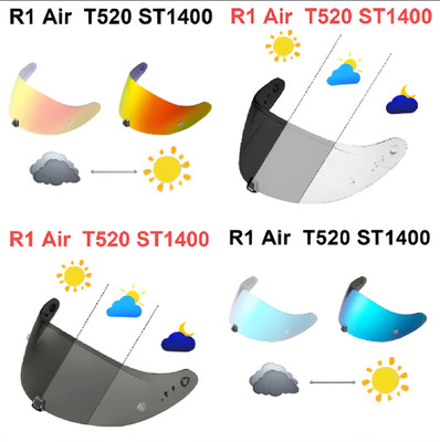 R1 Photochromic Visor For SCORPION EXO R1 Air R1 EVO T520 ST1400 Helmet Lens
