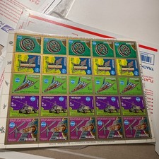 Paraguay-(-1970-)-Future SPACE Projects-FULL SHEET OF 25 STAMPS- MNH