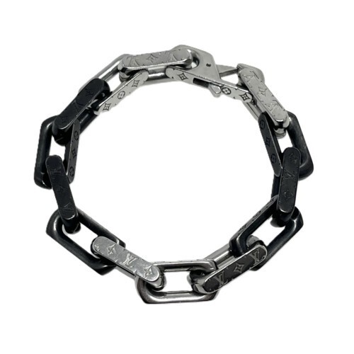 LOUIS VUITTON bracelet Monogram chain Size:M M00686 Metal