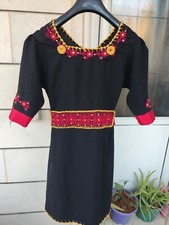 Vintage Handmade Embroidered Tatreez Thobe Heritage Palestinian Jordanian Dress