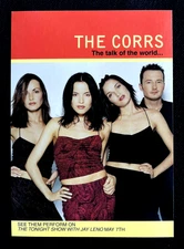 Postcard The Corrs Band The Talk Of The World Album Talk On Corners Advertising