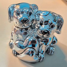Soprammobile placcato argento Bomboniera Regalo Cane