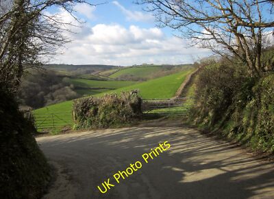Foto 6x4 Spur unter Trenant Cross Looe einige scharfe Kurven nehmen Sie die Spur do c2015