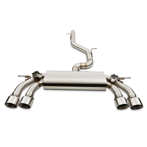SISTEMA DE ESCAPE CATBACK CON VÁLVULA ACERO INOXIDABLE CAT BACK PARA VOLKSWAGEN GOLF R MK7 13-20 - Imagen 3 de 12
