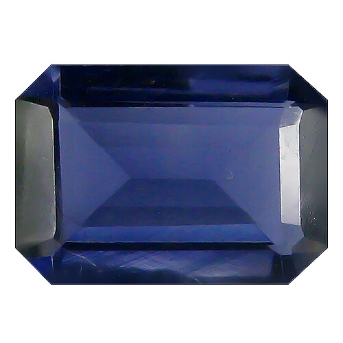 0.83 Ct AAA+ Remarkable (8 x 5 mm) Rectangle UnHeated Bluish Violet Iolite Gems - Picture 1 of 3