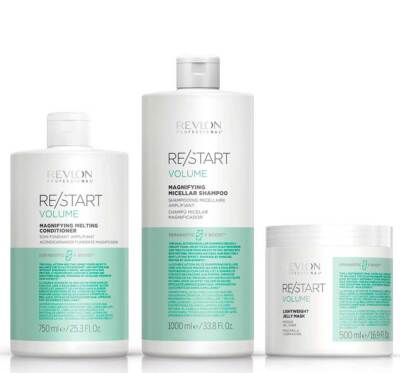 Revlon ReStart Volume Magnifying Micellar Shampoo 1L + 750ml Cond. + 500ml Mask